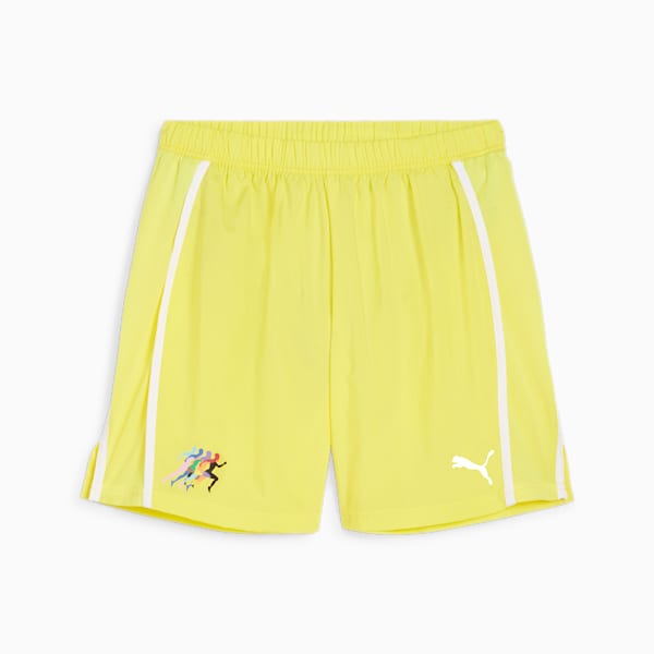 LOVE MARATHON Velocity 7" Men's Running Shorts, Court Yellow, extralarge